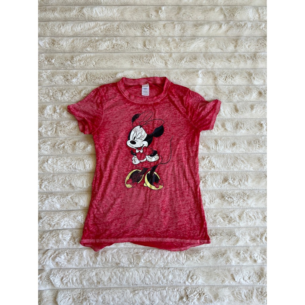 Women's Minnie Mouse Lightweight Graphic T-Shirt Size M